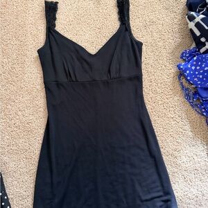 Express Black Dress with lace straps